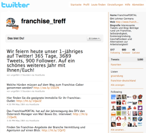 Franchising ist auch auf Twitter relevant