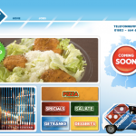 Screenshot Domino's Pizza bald in Deutschland