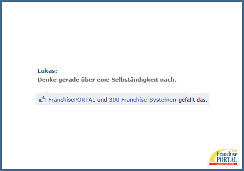 Facebook-Stil-Newsletter des FranchisePORTAL an Ostermontag