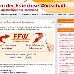 FFW – Neue Website will faires Franchising fördern